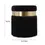 Thumbnail: Black tasseled ottoman