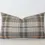 Thumbnail: Brown plaid pillow