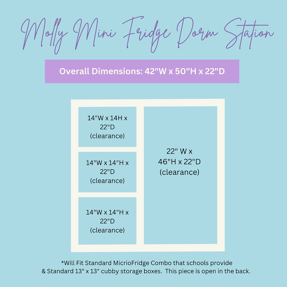 Thumbnail: Molly Mini Fridge Dorm Station