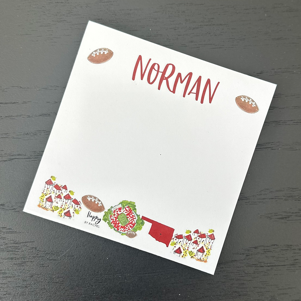 Thumbnail: Norman OU Sooners Notepad