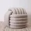 Thumbnail: Knotted Pouf Ottoman grey