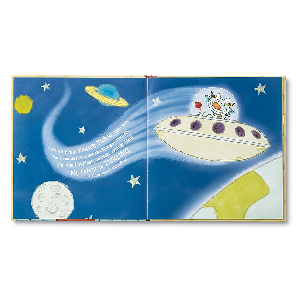 Tickle Monster story pages