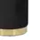 Thumbnail: Velvet Storage Ottoman black and gold