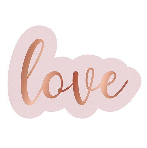 Cocktail Napkin ~ Love