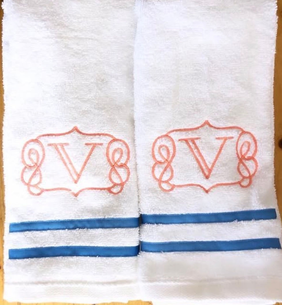 Thumbnail: Monogrammed Bath Towel