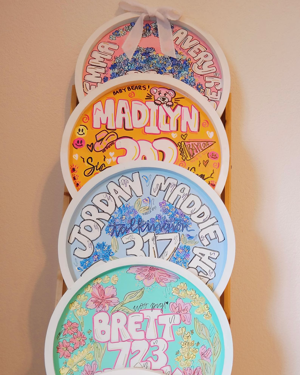 Thumbnail: Personalized Hand-Painted Door Hangers