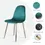 Thumbnail: Modern Velvet Desk Chair w/ Gold Chrome Legs (7 colors)