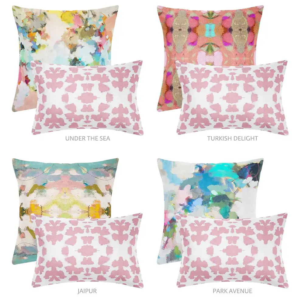 Thumbnail: Laura Park Chintz Rose Pillow
