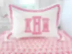 Monogrammed Applique Pillow Sham