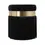Thumbnail: Black tasseled ottoman
