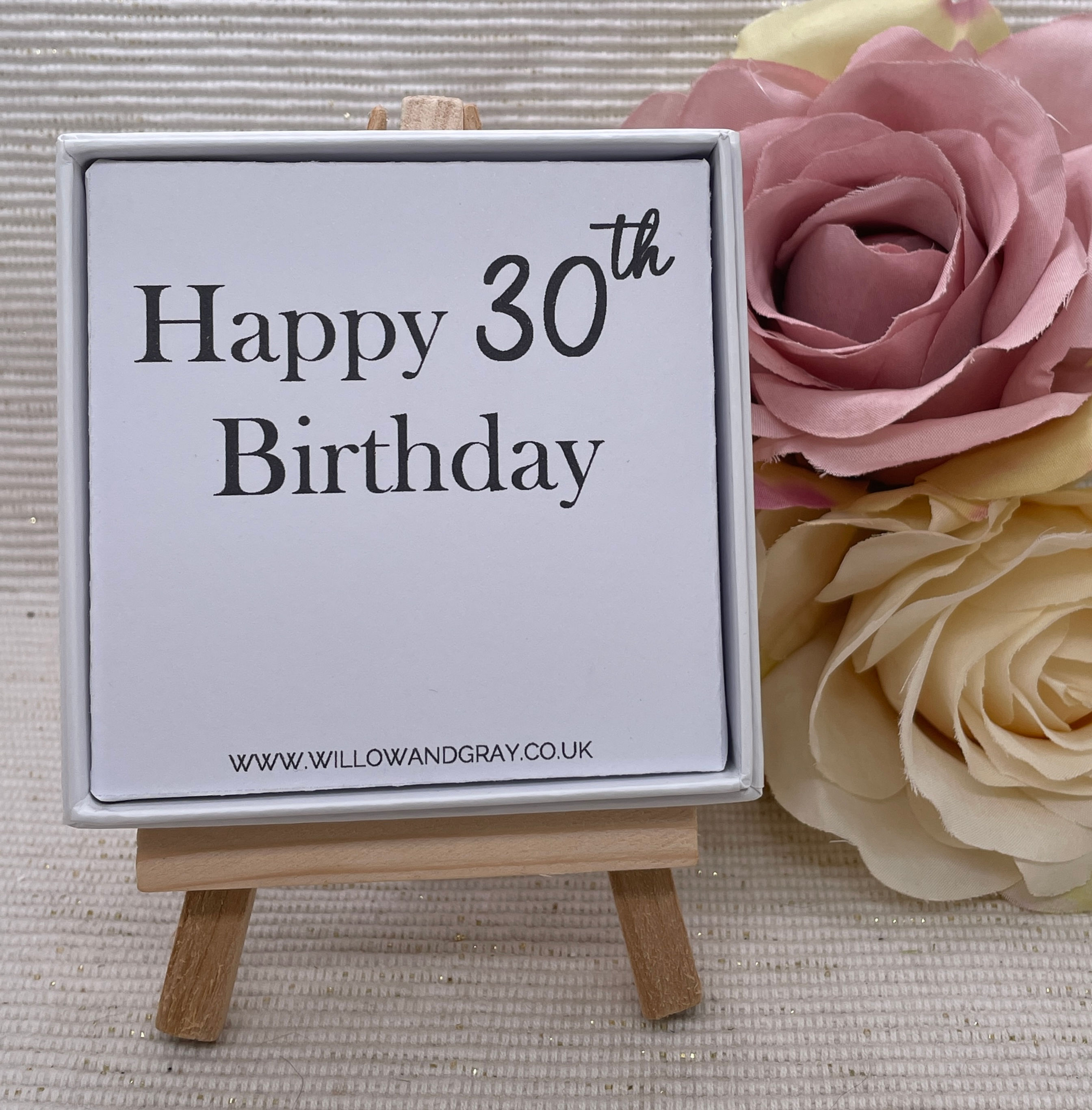 "Happy 30th Birthday" Gift Box