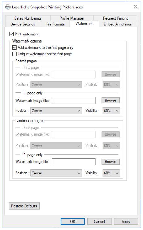 Laserfiche Snapshot