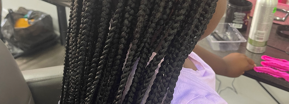 kids box braids - medium
