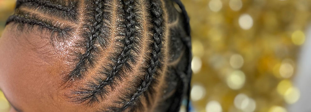 kids natural braids (simple style medium)