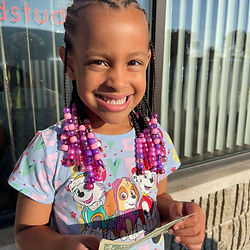 kids natural braids (designed style medium)