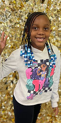 kids natural braids (designed style medium)