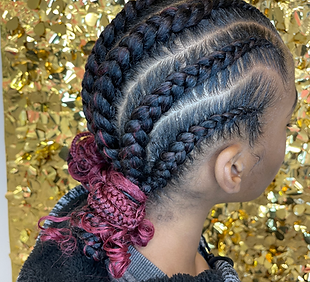 6 feed in braids