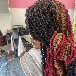 Distressed Faux Locs