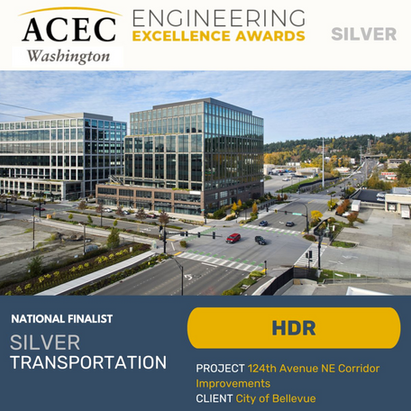 124th Avenue NE Corridor Improvements - Winner of the 2026 ACEC WA Engineering Excellence Awards National Silver in the Transportation Category!