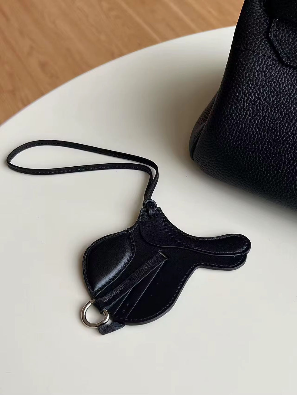 Thumbnail: Leather Saddle Bag Charms