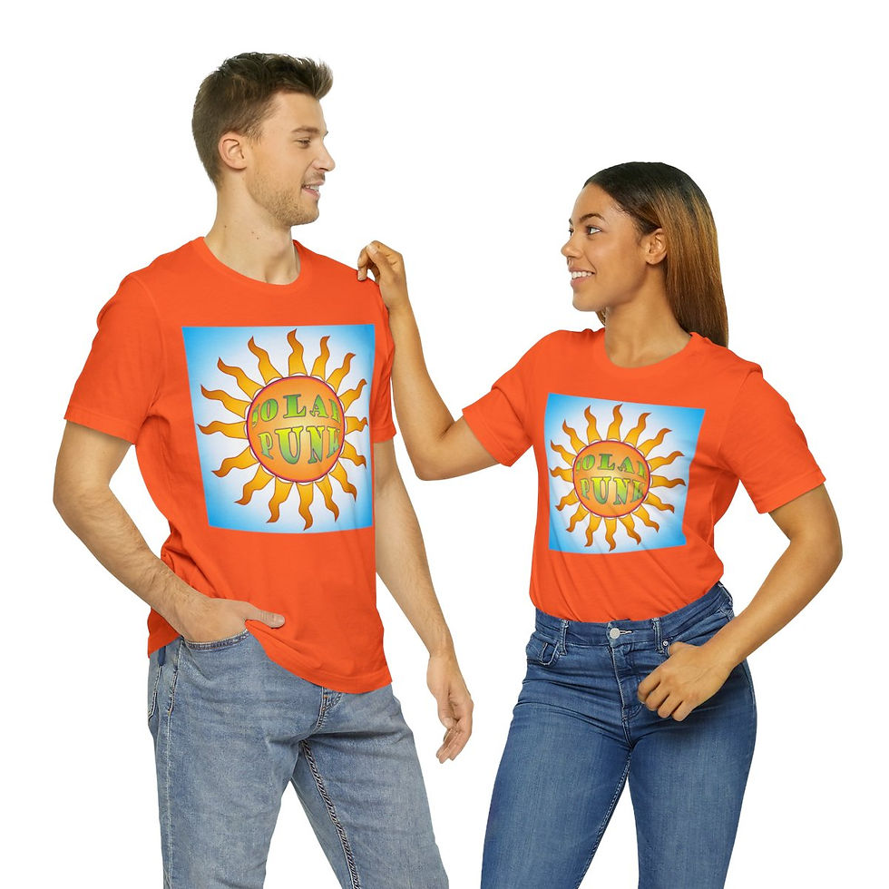 Thumbnail: Solar Punk Radiance: Stylish Sunburst Tee