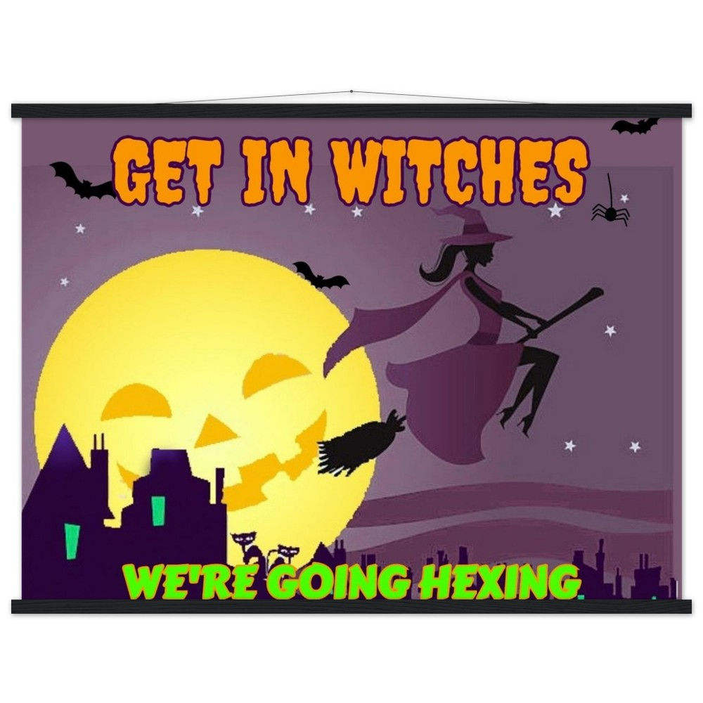 Classic Semi-Glossy Paper Poster with Hanger