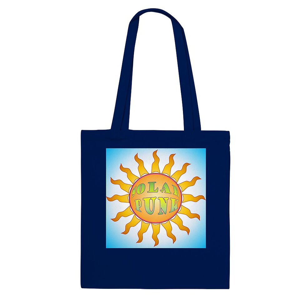 Thumbnail: Solar Punk Cotton Tote Bag
