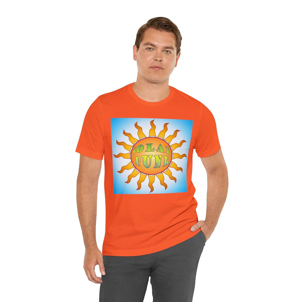 Thumbnail: Solar Punk Radiance: Stylish Sunburst Tee