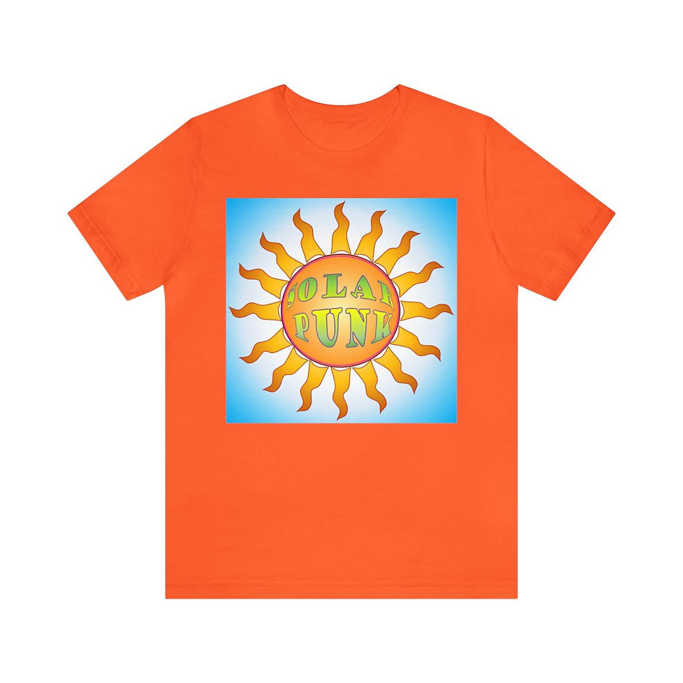 Thumbnail: Solar Punk Radiance: Stylish Sunburst Tee