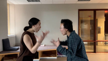 Still from our film, "Just Start"