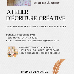 Ecriture créative