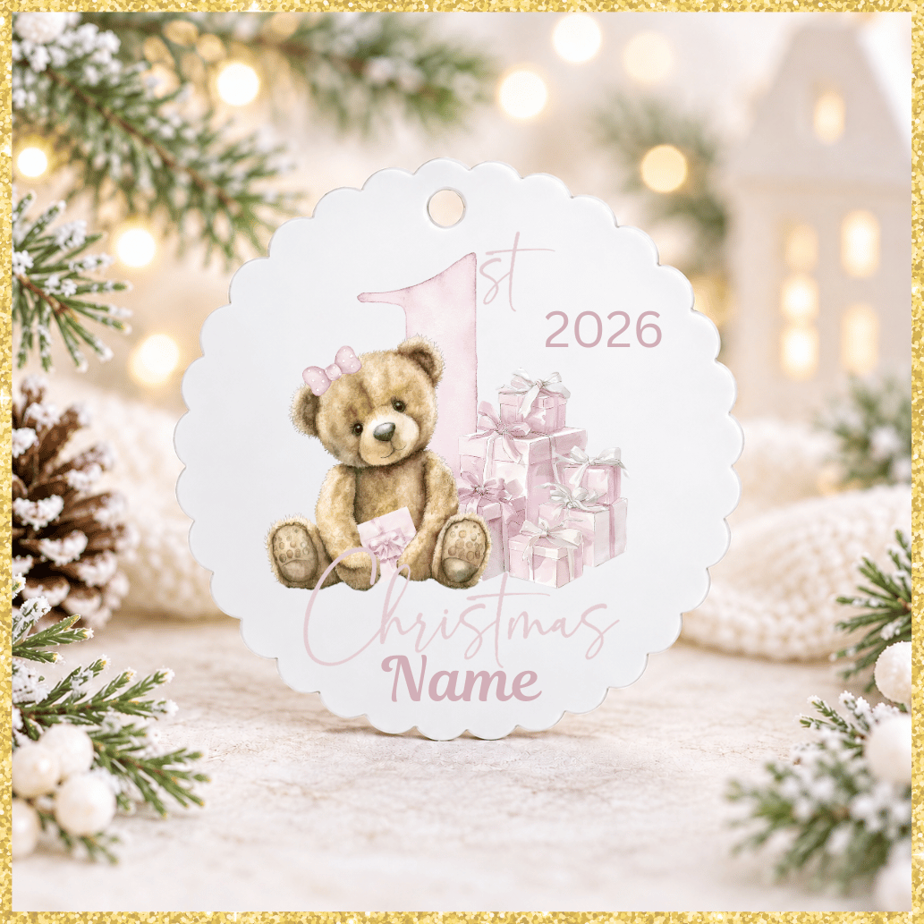 Personalised 1st Christmas, Christmas tree decoration