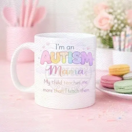 Autism Mum Mug 11oz Name Added Autism Awareness Gift 21 designs