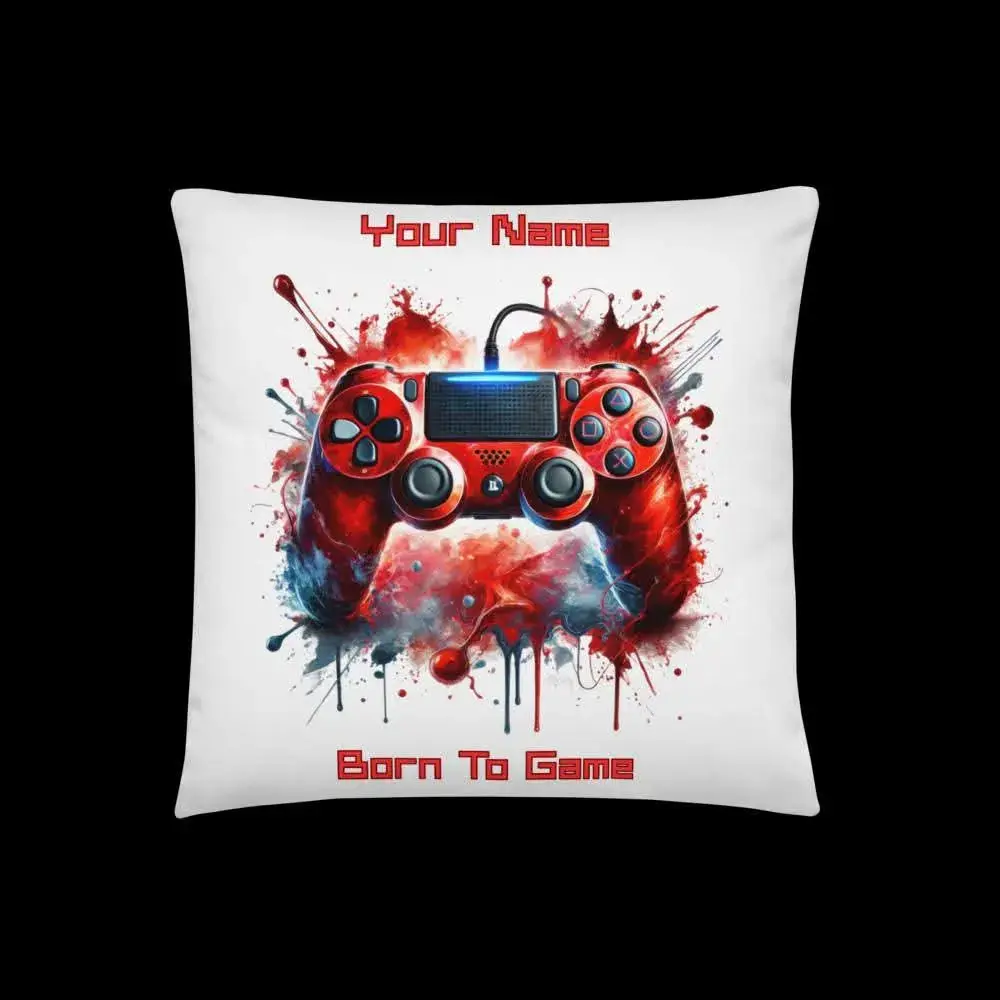 Personalised Gaming Cushion – 40cm x 40cm