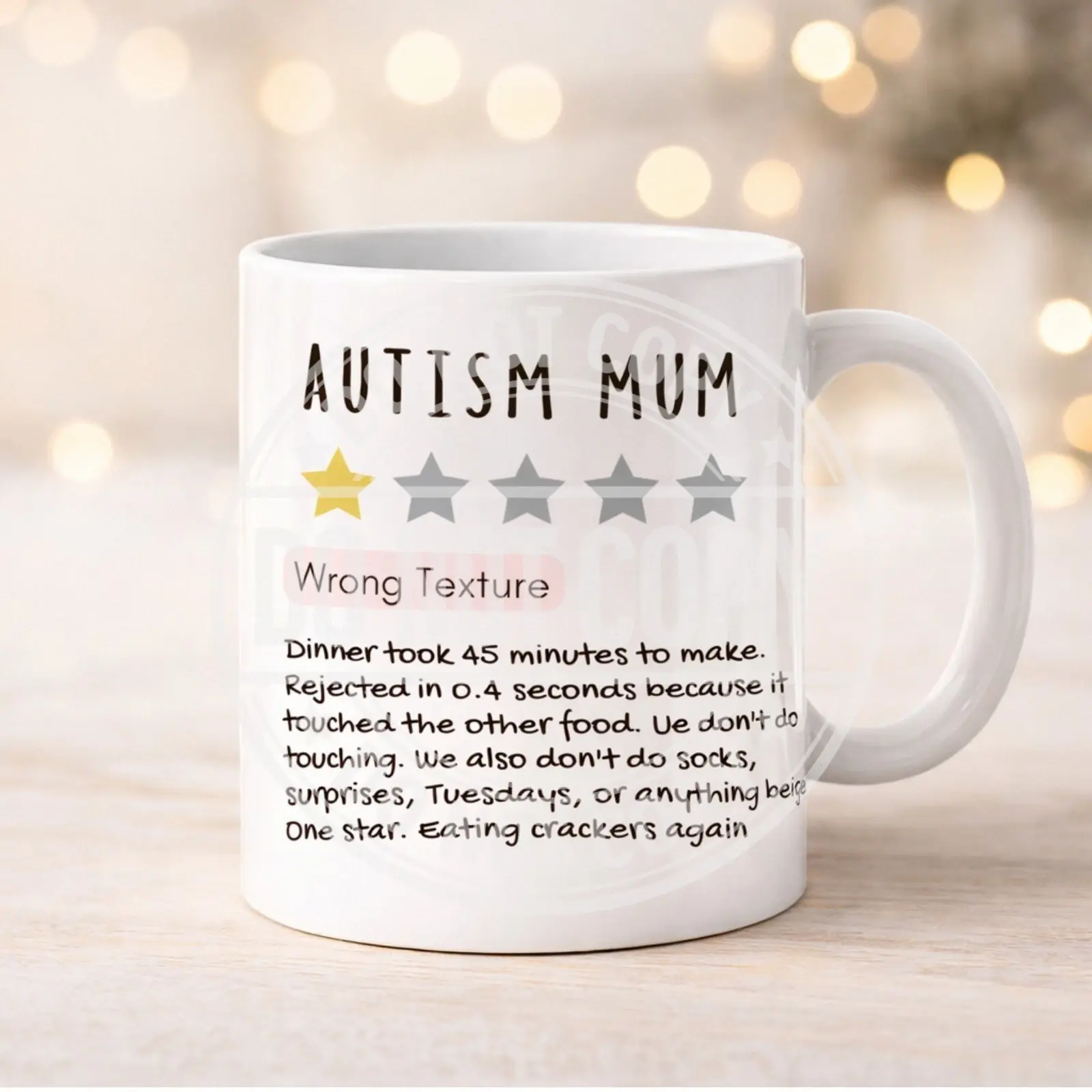 11oz Autism review Mug Humorous Quote Custom Name Awareness Present. 5 quotes