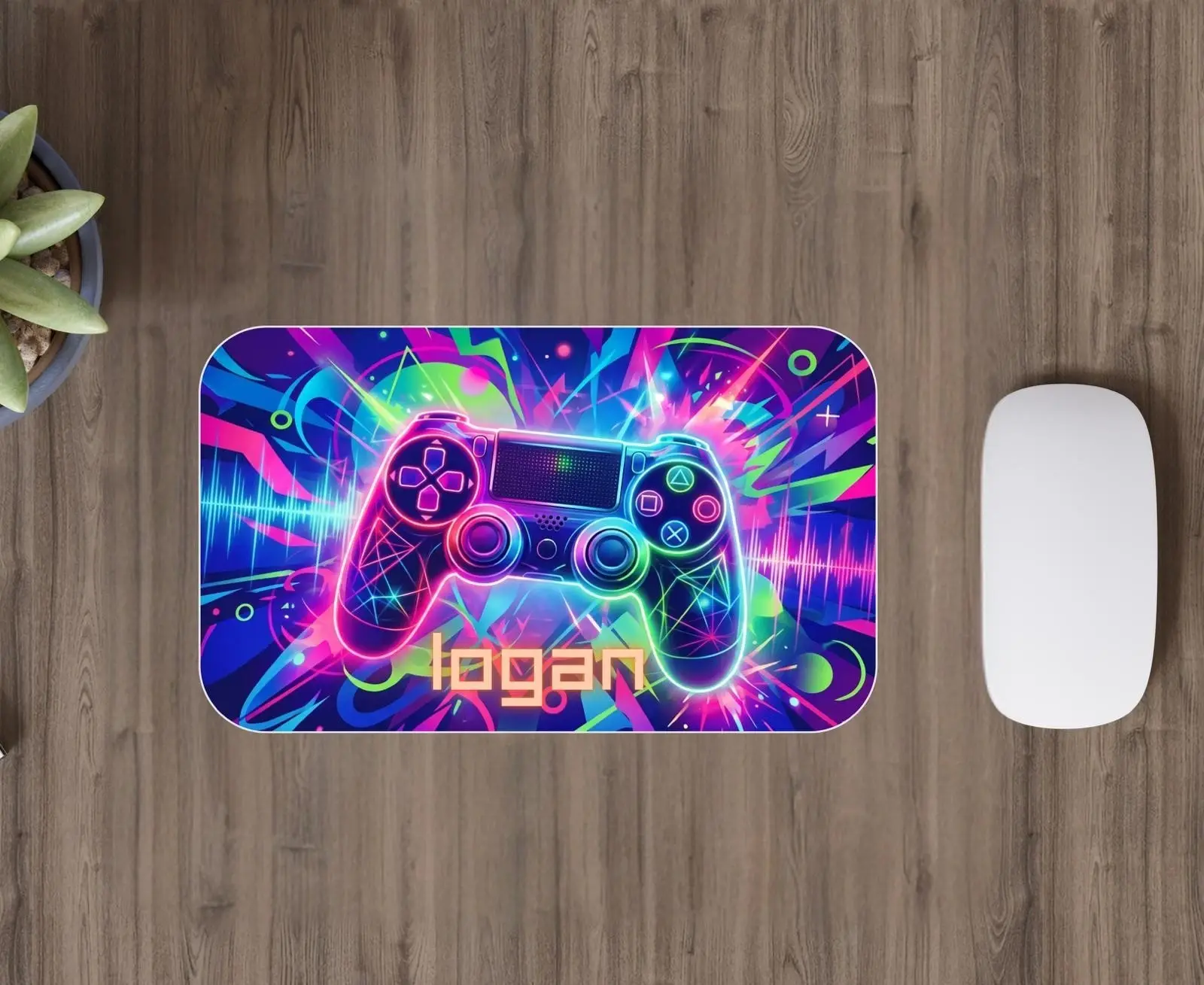 Controller themed Mouse pad personalised. Various sizes and designs available.