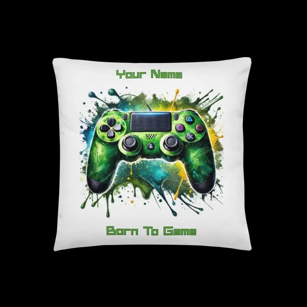 Personalised Gaming Cushion – 40cm x 40cm