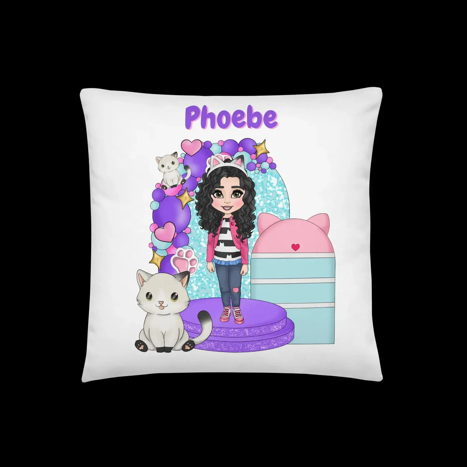 Personalised Gabby Cushion – 40cm x 40cm