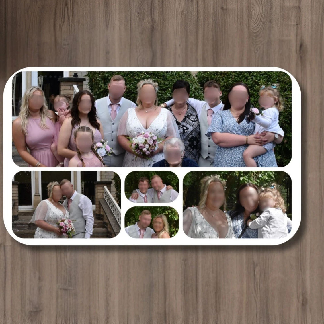 5 image Mouse pad personalised. Various sizes. Any images can be added!!!