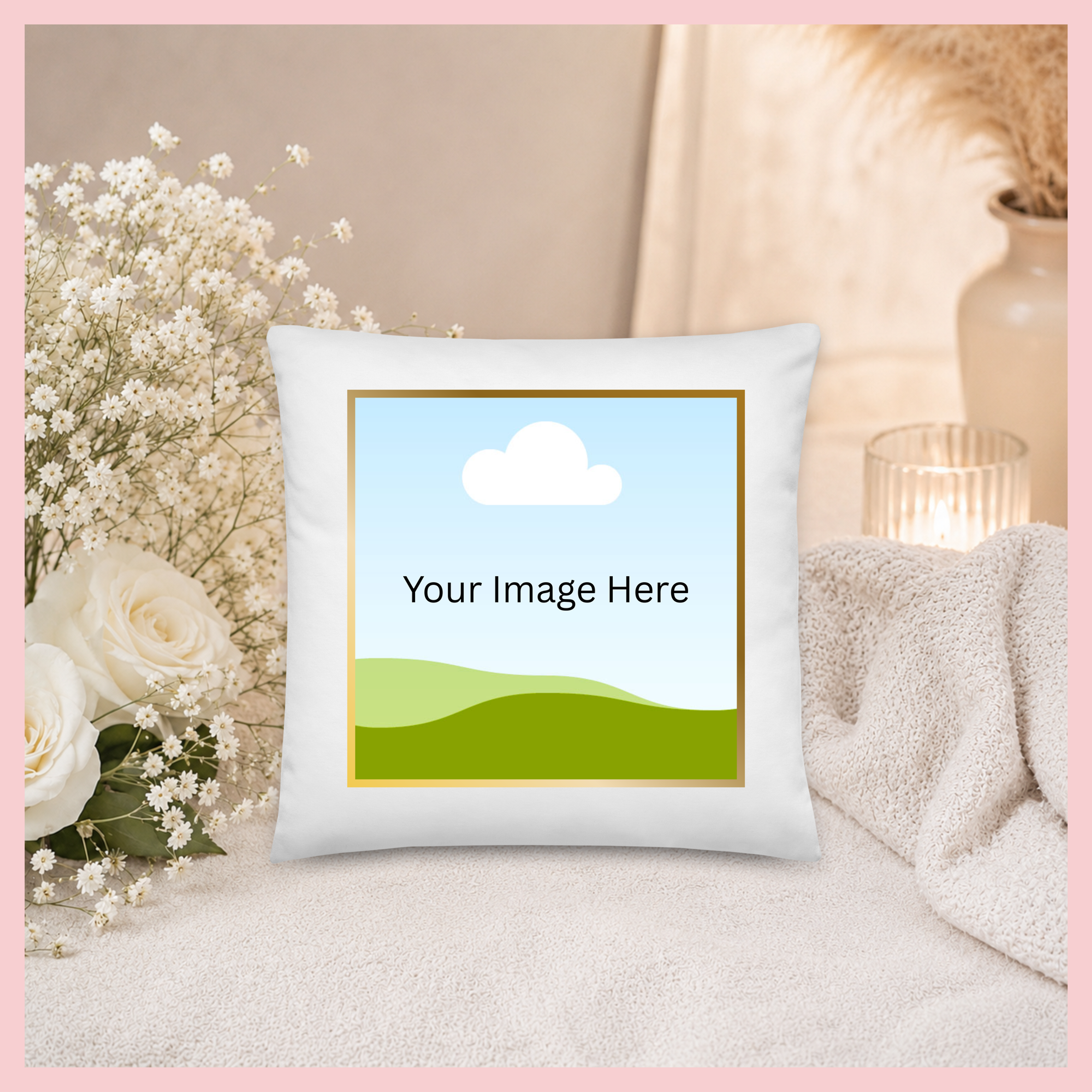 Personalised Photo Cushion – 40 x 40cm