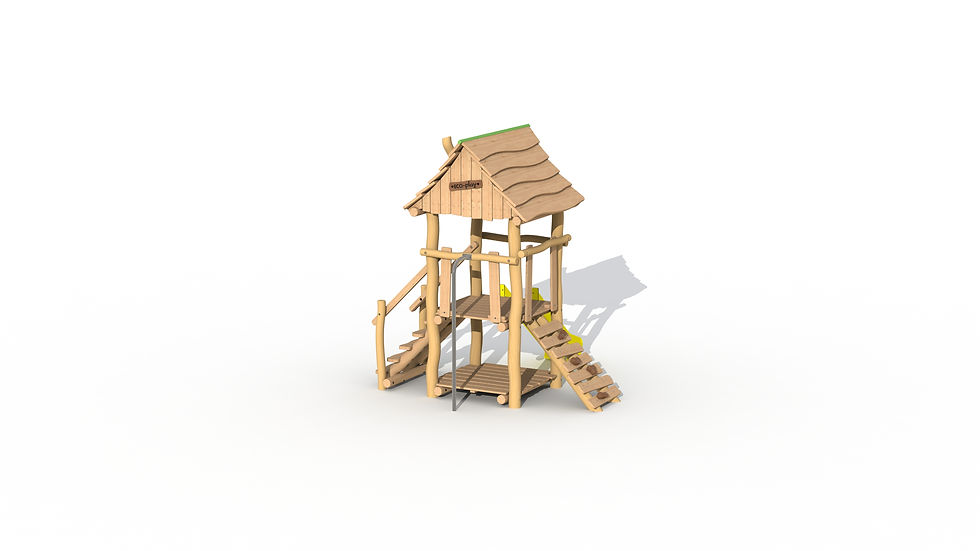Thumbnail: Robinia Spy Tower - Plastic or Stainless Steel Slide