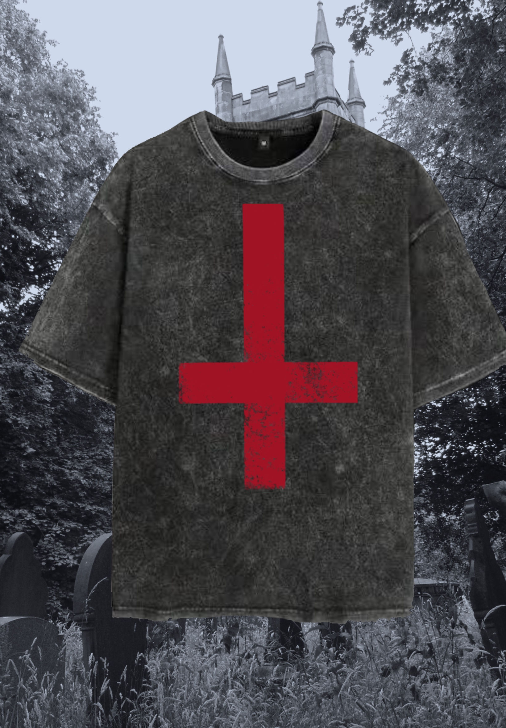 Inverted cross (st peters cross) tee