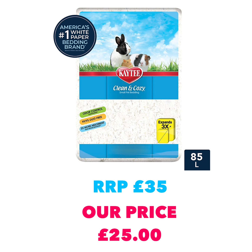 Kaytee clean & cozy 85L white