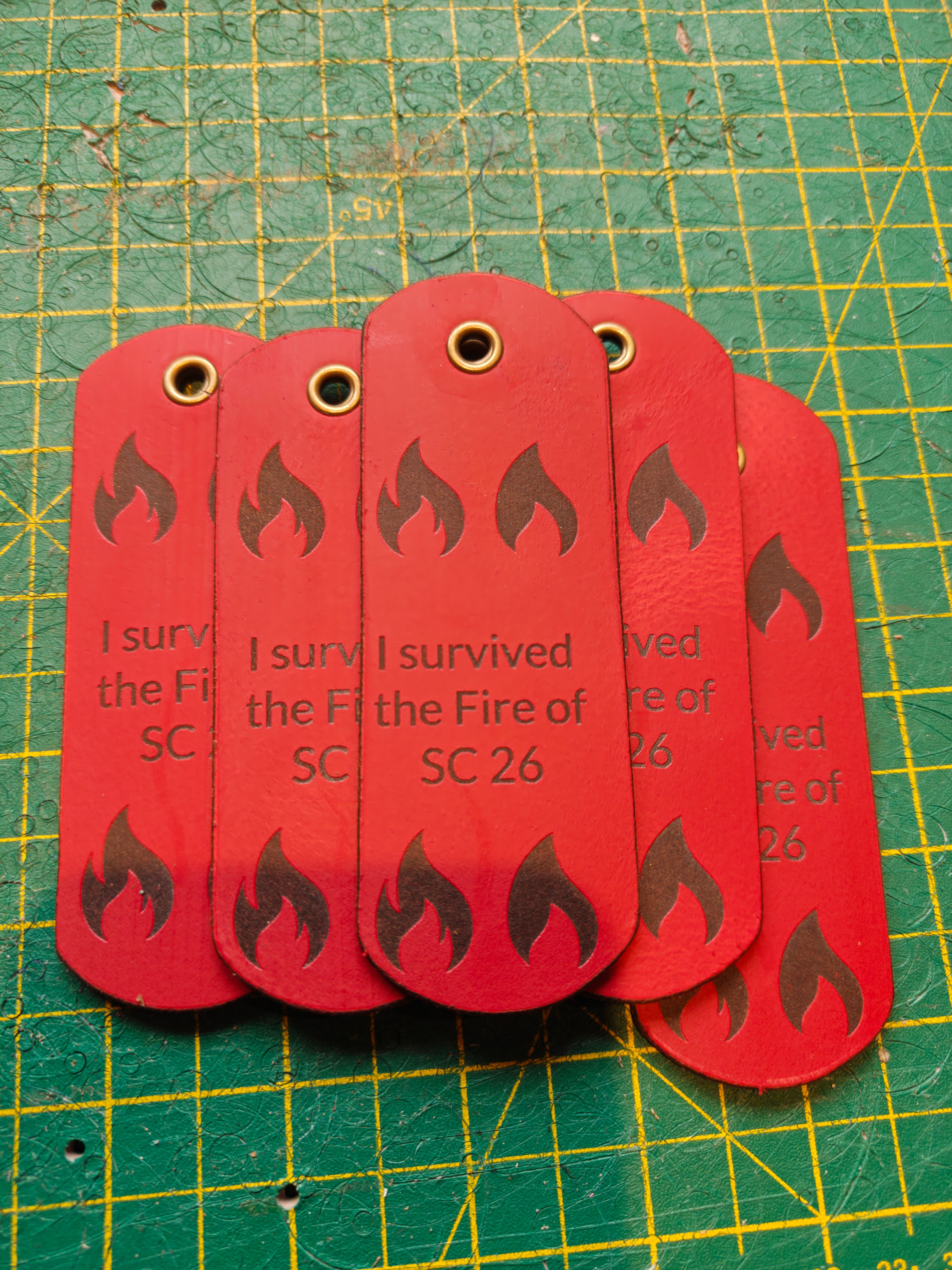 SC 26 Fire keyring
