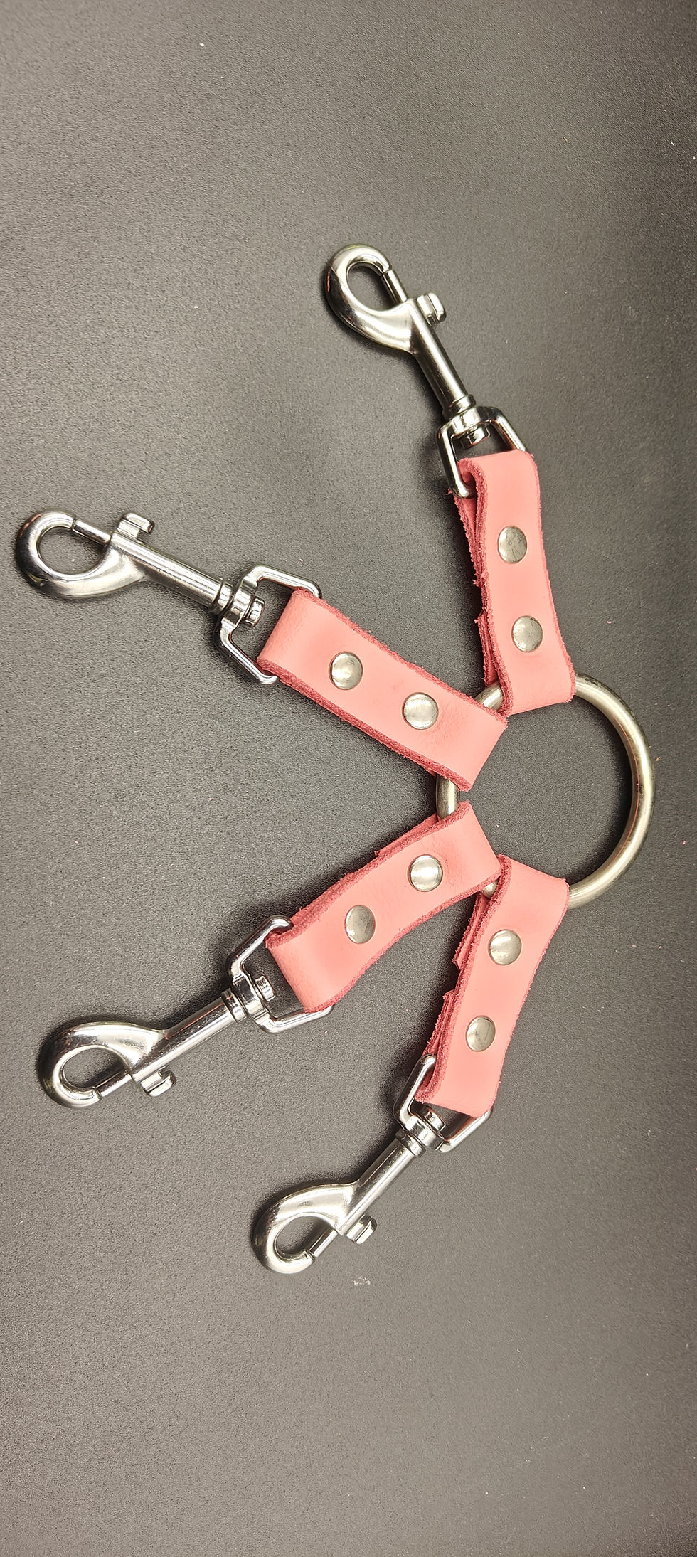 Thumbnail: Leather Hog tie Ring
