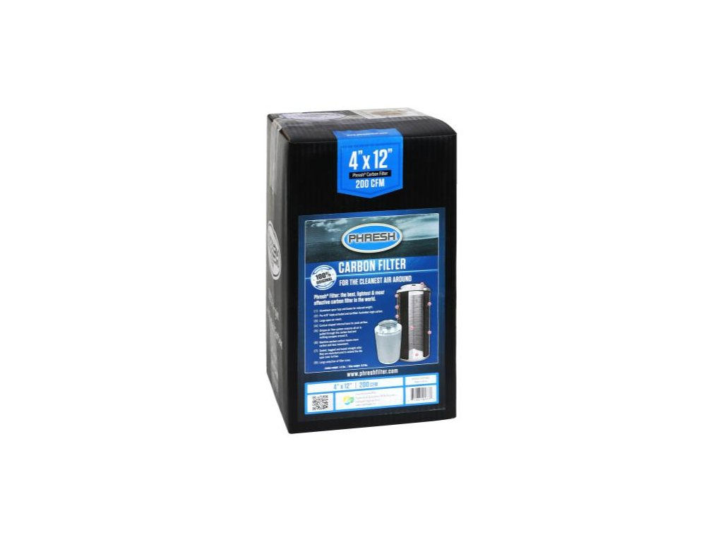 Uhlíkový filter Phresh Filter PRO - 340m³/h - Ø100mm