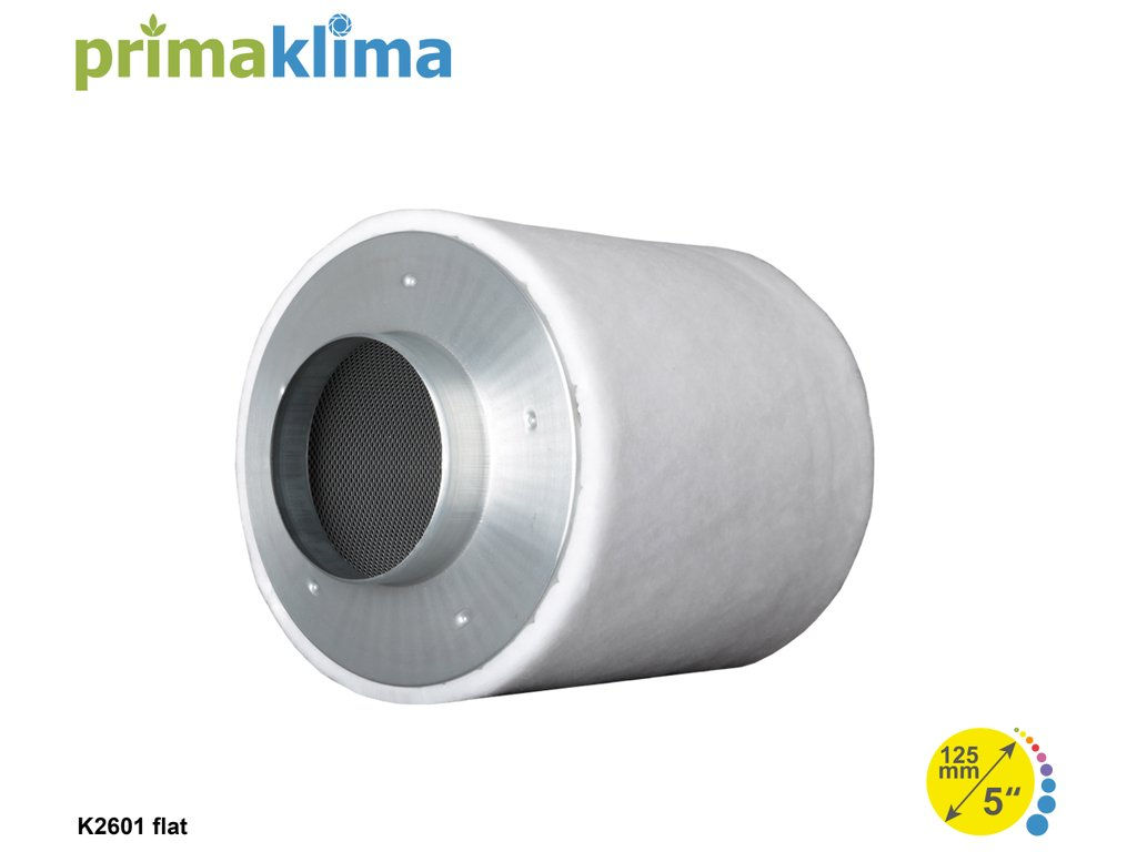 Uhlíkový filter PRIMA KLIMA ECO K2601 FLAT - 440m³/h - Ø125mm