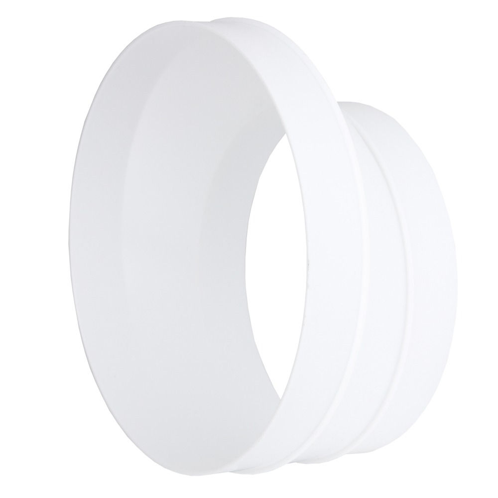 Plastová redukcia vyosená Dalap 317 pre okrúhle potrubie Ø 125 / 150 mm