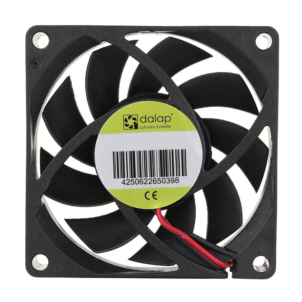 Malý prístrojový ventilátor Dalap SAF 5V DC, 80x80x15 mm, 2440 ot./min.