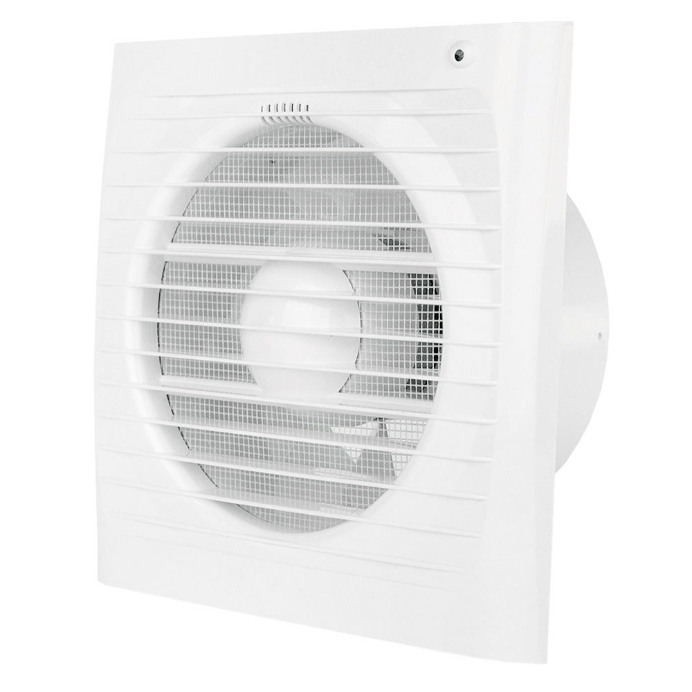 Kúpeľňový ventilátor Dalap 100 ELKE ZW s časovým dobehom a hygrostatom